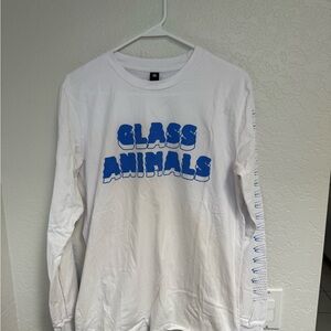 GLASS ANIMALS White Long Sleeve Graphic Tee